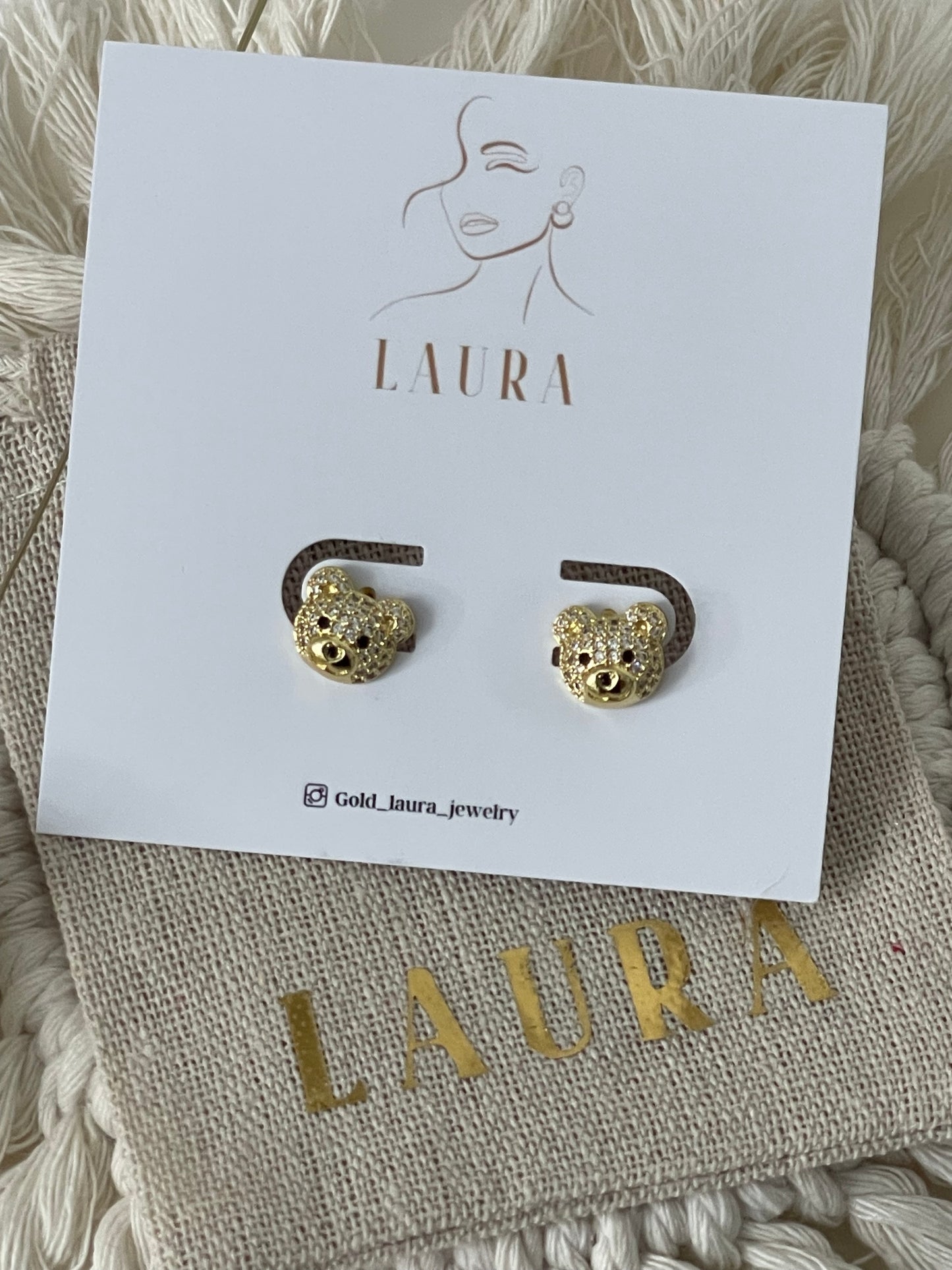 Bear earrings