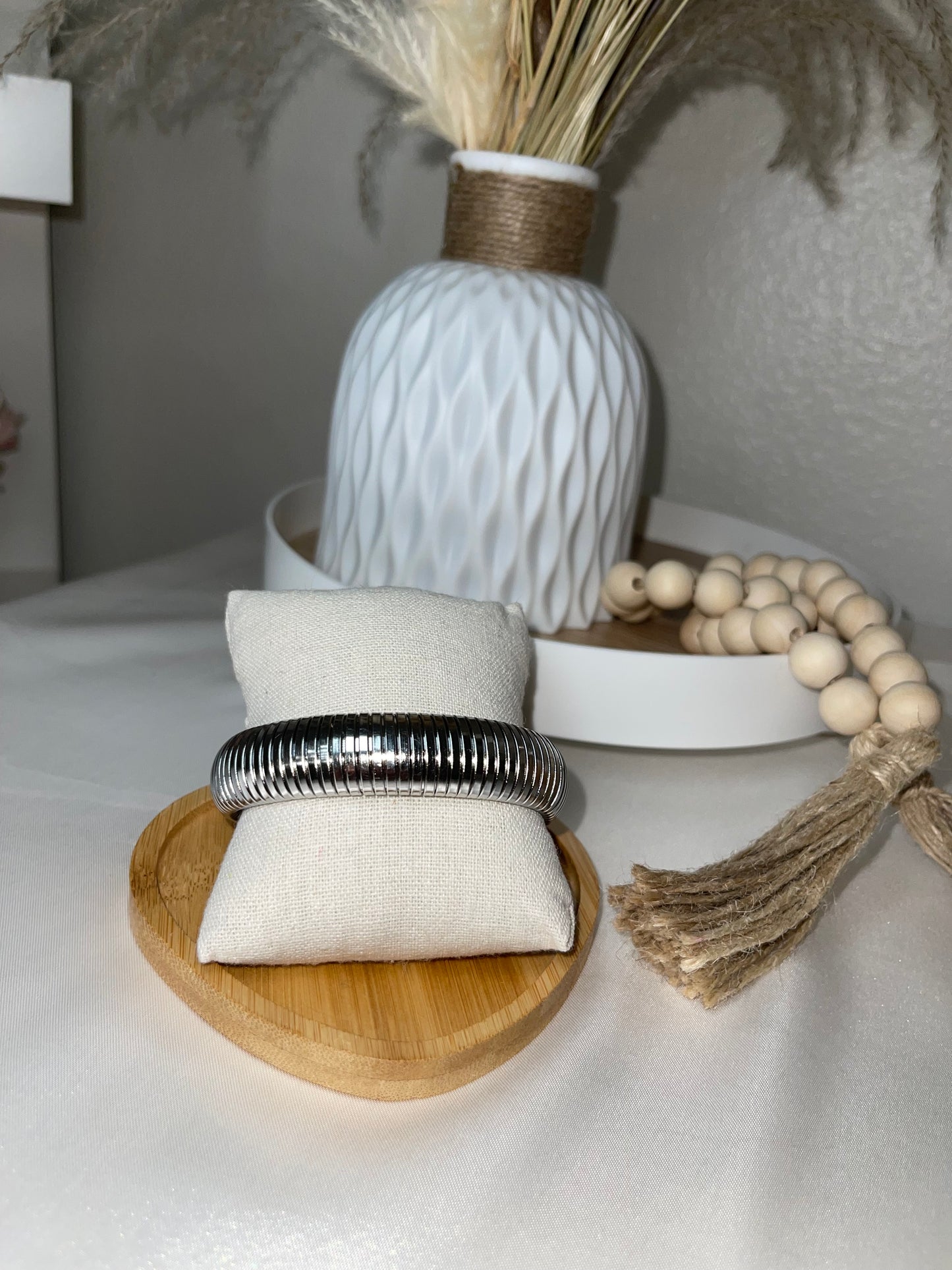 Leysha silver bracelet