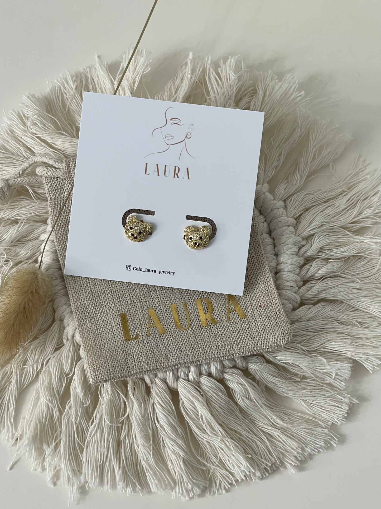 Bear earrings