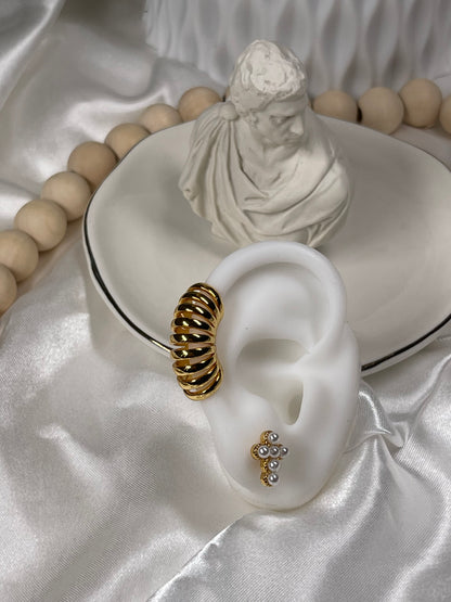Caterpillar ear cuff