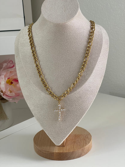Cruz gold  necklace