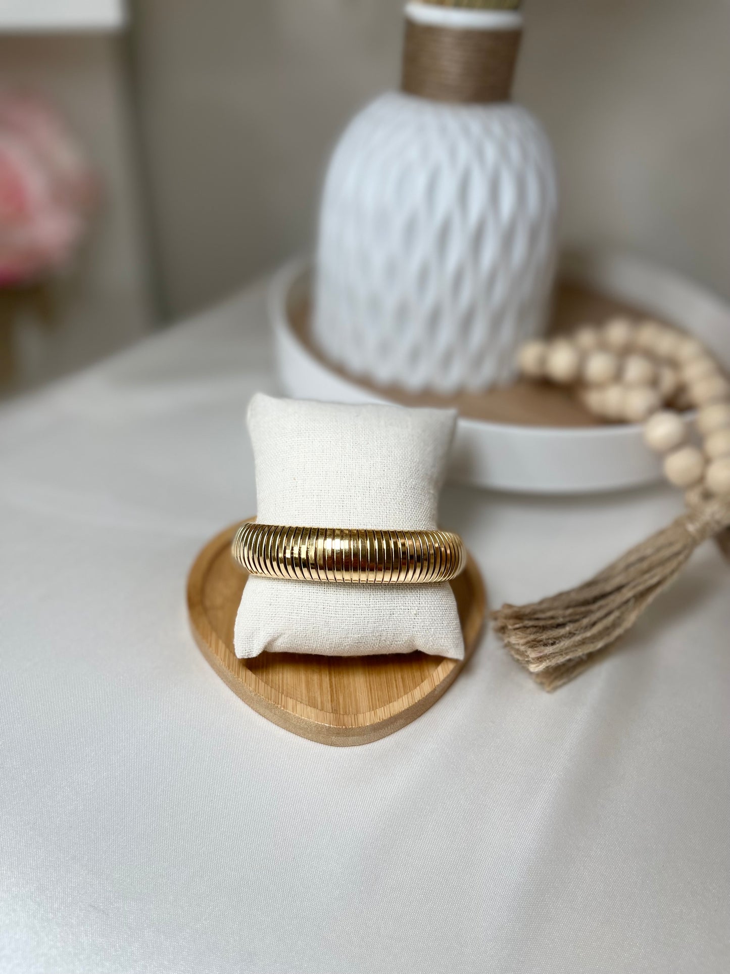 Leysha gold  bracelet